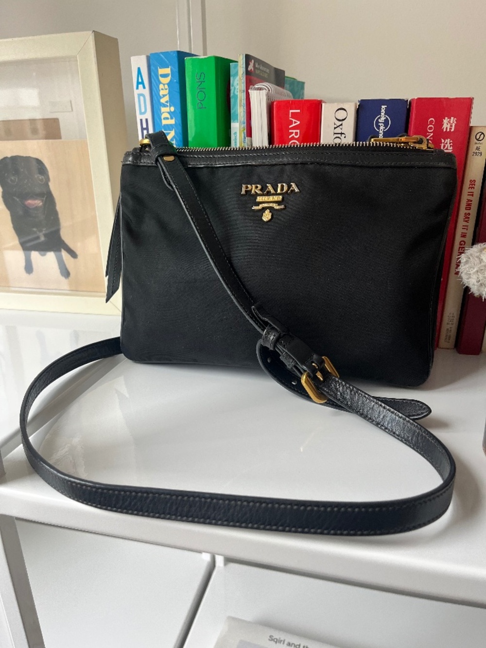 Small Prada crossbody —original receipt included